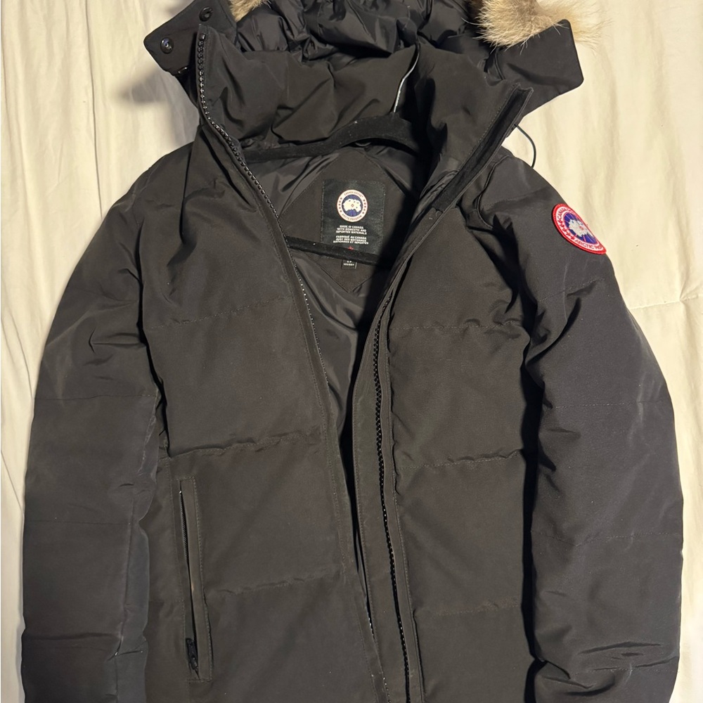 Canada Goose Black Ski Jacket with Fur Trim